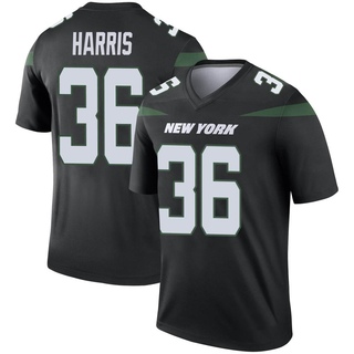 Legend Marcell Harris Men's New York Jets Stealth Color Rush Jersey - Black