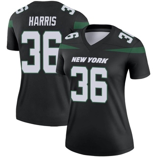 Legend Marcell Harris Women's New York Jets Stealth Color Rush Jersey - Black