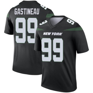 Legend Mark Gastineau Men's New York Jets Stealth Color Rush Jersey - Black