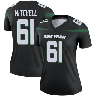 Legend Max Mitchell Women's New York Jets Stealth Color Rush Jersey - Black