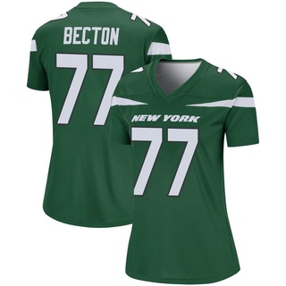 Legend Mekhi Becton Women's New York Jets Gotham Player Jersey - Green