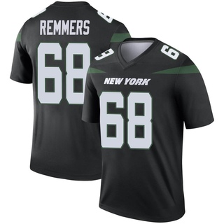Legend Mike Remmers Men's New York Jets Stealth Color Rush Jersey - Black