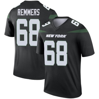 Legend Mike Remmers Youth New York Jets Stealth Color Rush Jersey - Black