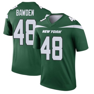 Legend Nick Bawden Youth New York Jets Gotham Player Jersey - Green