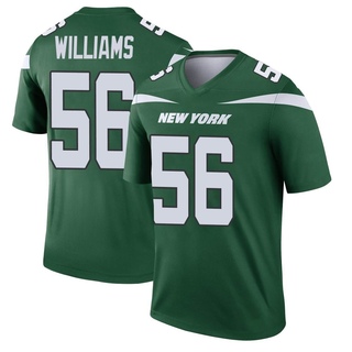 Legend Quincy Williams Men's New York Jets Gotham Player Jersey - Green
