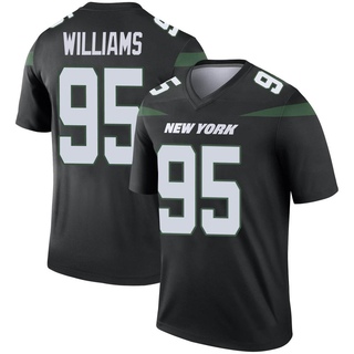 Legend Quinnen Williams Men's New York Jets Stealth Color Rush Jersey - Black
