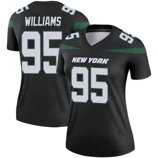 Legend Quinnen Williams Women's New York Jets Stealth Color Rush Jersey - Black