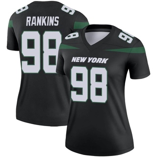 Legend Sheldon Rankins Women's New York Jets Stealth Color Rush Jersey - Black