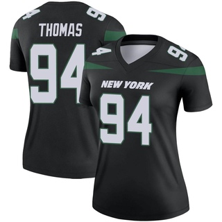 Legend Solomon Thomas Women's New York Jets Stealth Color Rush Jersey - Black