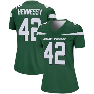 Legend Thomas Hennessy Women's New York Jets Gotham Player Jersey - Green