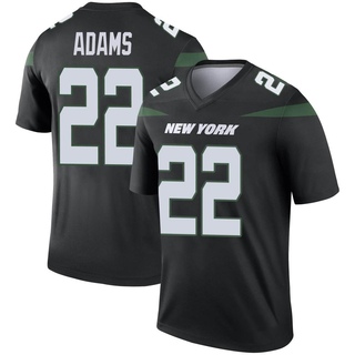 Legend Tony Adams Men's New York Jets Stealth Color Rush Jersey - Black