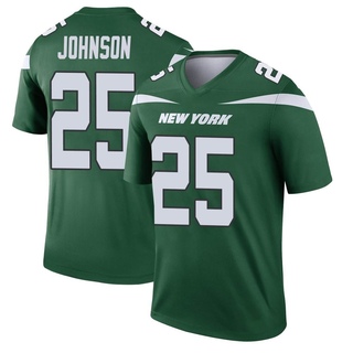 Legend Ty Johnson Men's New York Jets Gotham Player Jersey - Green