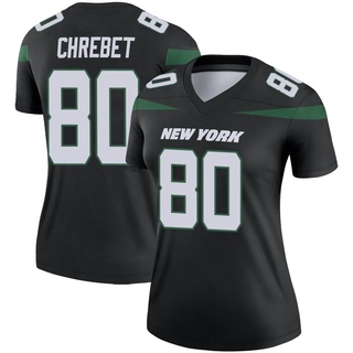 Legend Wayne Chrebet Women's New York Jets Stealth Color Rush Jersey - Black