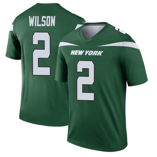 Legend Zach Wilson Men's New York Jets Gotham Player Jersey - Green