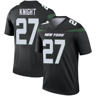 Legend Zonovan Knight Men's New York Jets Stealth Color Rush Jersey - Black