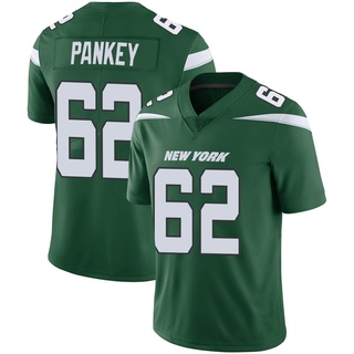 Limited Adam Pankey Men's New York Jets Gotham Vapor Jersey - Green