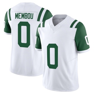 Limited Armand Membou Men's New York Jets Classic Alternate Vapor F.U.S.E. Jersey - White