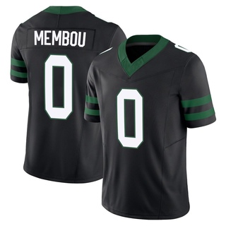 Limited Armand Membou Men's New York Jets Legacy Alternate Vapor F.U.S.E. Jersey - Black