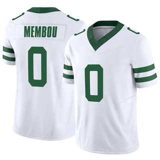 Limited Armand Membou Men's New York Jets Legacy Vapor F.U.S.E. Jersey - White