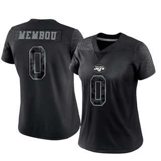Limited Armand Membou Women's New York Jets Reflective Jersey - Black