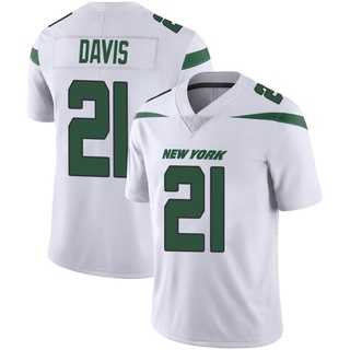 Limited Ashtyn Davis Men's New York Jets Spotlight Vapor Jersey - White