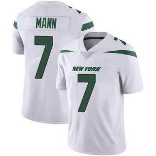 Limited Braden Mann Men's New York Jets Spotlight Vapor Jersey - White