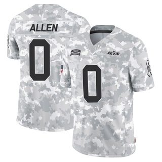 Limited Braelon Allen Men's New York Jets 2024 Salute to Service Jersey - Arctic Camo