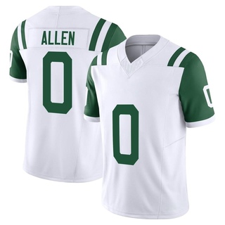 Limited Braelon Allen Men's New York Jets Classic Alternate Vapor F.U.S.E. Jersey - White