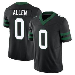 Limited Braelon Allen Men's New York Jets Legacy Alternate Vapor F.U.S.E. Jersey - Black