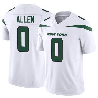 Limited Braelon Allen Men's New York Jets Vapor F.U.S.E. Jersey - White