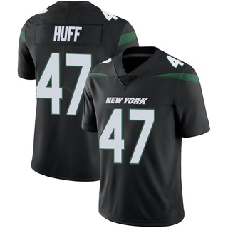 Limited Bryce Huff Men's New York Jets Stealth Vapor Jersey - Black