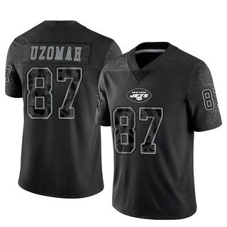 Limited C.J. Uzomah Men's New York Jets Reflective Jersey - Black
