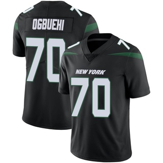 Limited Cedric Ogbuehi Men's New York Jets Stealth Vapor Jersey - Black
