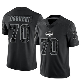 Limited Cedric Ogbuehi Youth New York Jets Reflective Jersey - Black