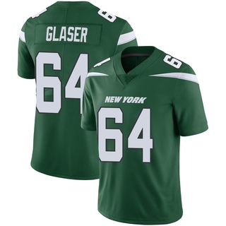 Limited Chris Glaser Men's New York Jets Gotham Vapor Jersey - Green