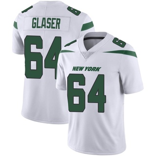 Limited Chris Glaser Men's New York Jets Spotlight Vapor Jersey - White
