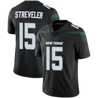 Limited Chris Streveler Men's New York Jets Stealth Vapor Jersey - Black