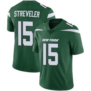 Limited Chris Streveler Youth New York Jets Gotham Vapor Jersey - Green
