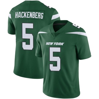Limited Christian Hackenberg Men's New York Jets Gotham Vapor Jersey - Green