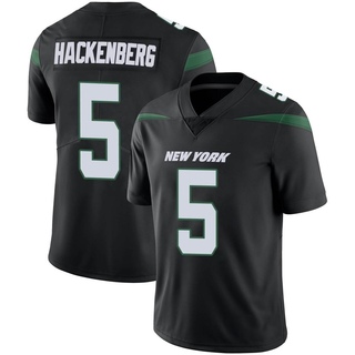 Limited Christian Hackenberg Men's New York Jets Stealth Vapor Jersey - Black