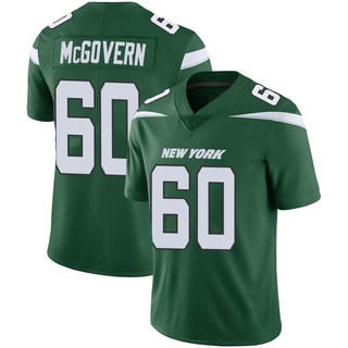 Limited Connor McGovern Youth New York Jets Gotham Vapor Jersey - Green