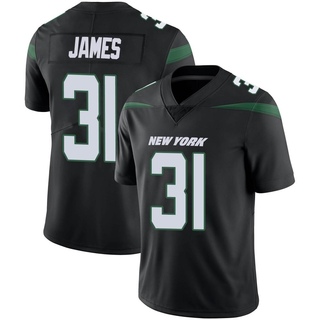 Limited Craig James Men's New York Jets Stealth Vapor Jersey - Black