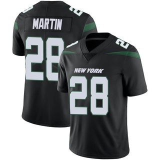 Limited Curtis Martin Youth New York Jets Stealth Vapor Jersey - Black