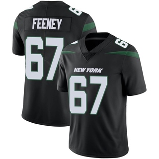 Limited Dan Feeney Men's New York Jets Stealth Vapor Jersey - Black