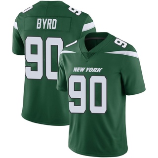 Limited Dennis Byrd Men's New York Jets Gotham Vapor Jersey - Green