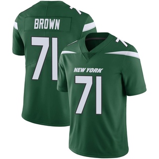Limited Duane Brown Men's New York Jets Gotham Vapor Jersey - Green