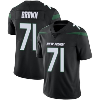 Limited Duane Brown Men's New York Jets Stealth Vapor Jersey - Black