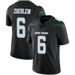 Limited Greg Zuerlein Men's New York Jets Stealth Vapor Jersey - Black