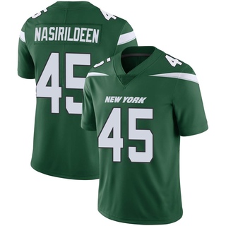 Limited Hamsah Nasirildeen Youth New York Jets Gotham Vapor Jersey - Green