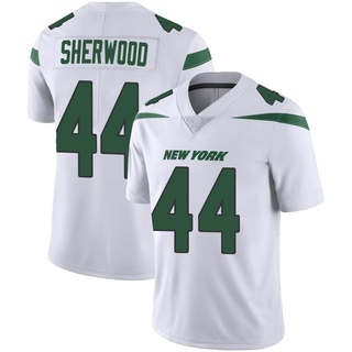 Limited Jamien Sherwood Men's New York Jets Spotlight Vapor Jersey - White